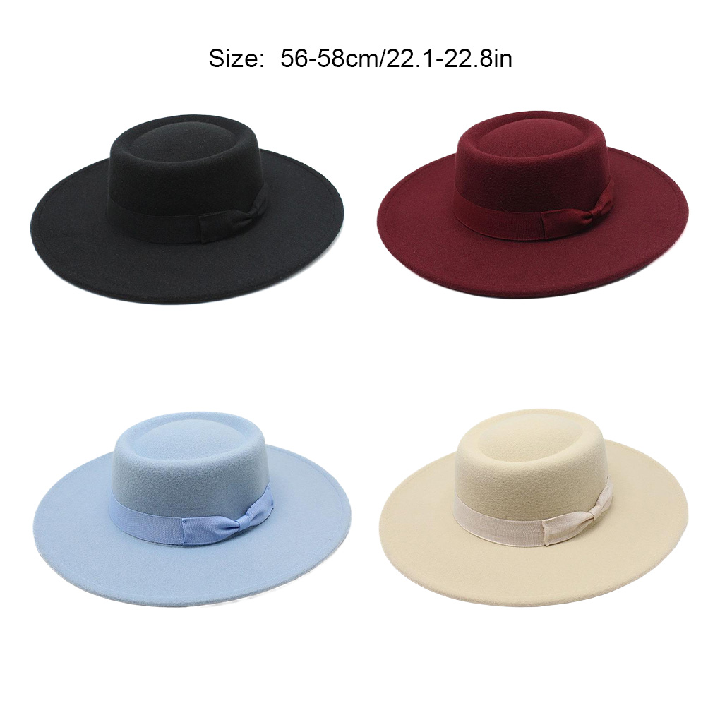 الفرنسية السيدات فيدورا ربطة ا - مراجعة Fedora Hat Wool وسعره