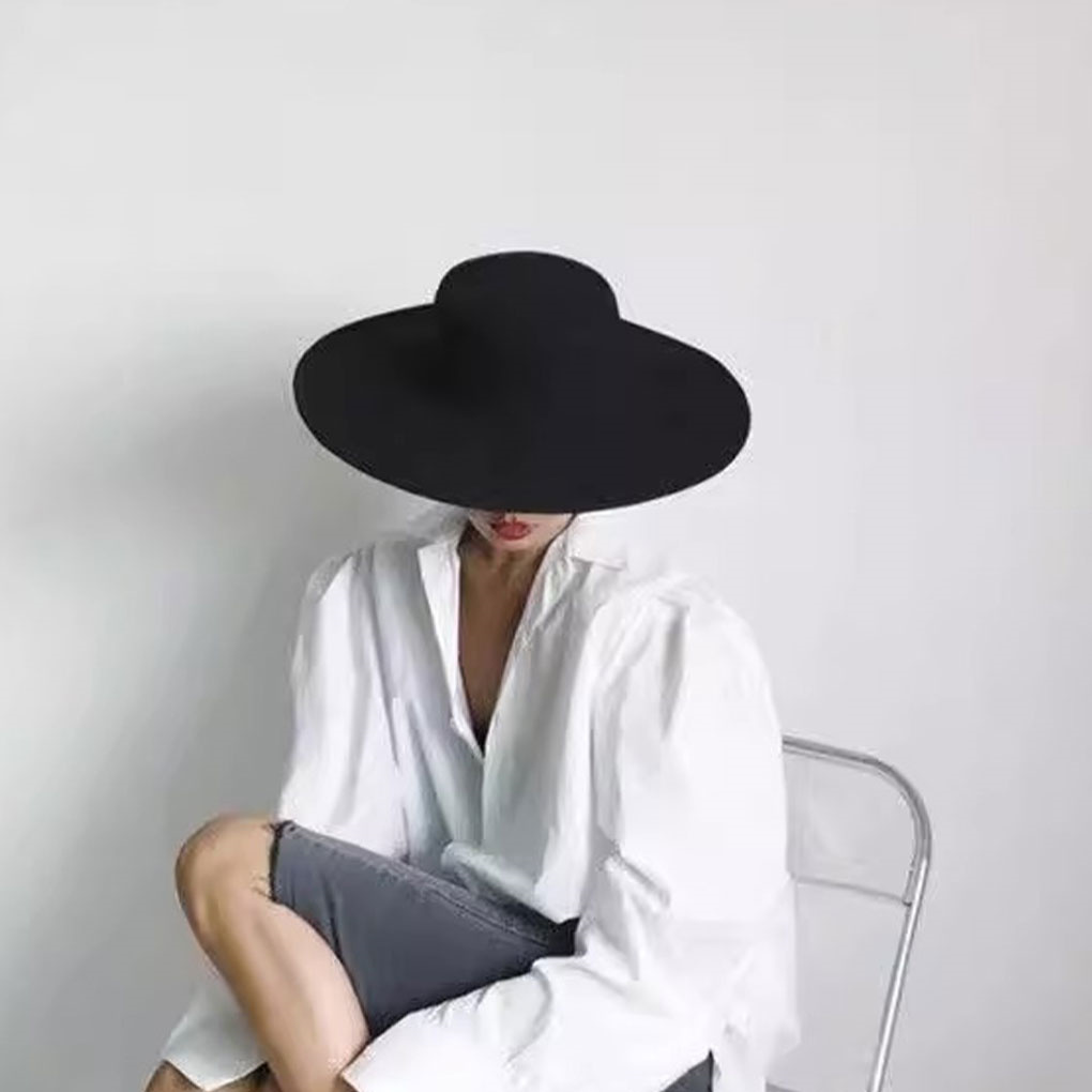 الفرنسية السيدات فيدورا ربطة ا - مراجعة Fedora Hat Wool وسعره