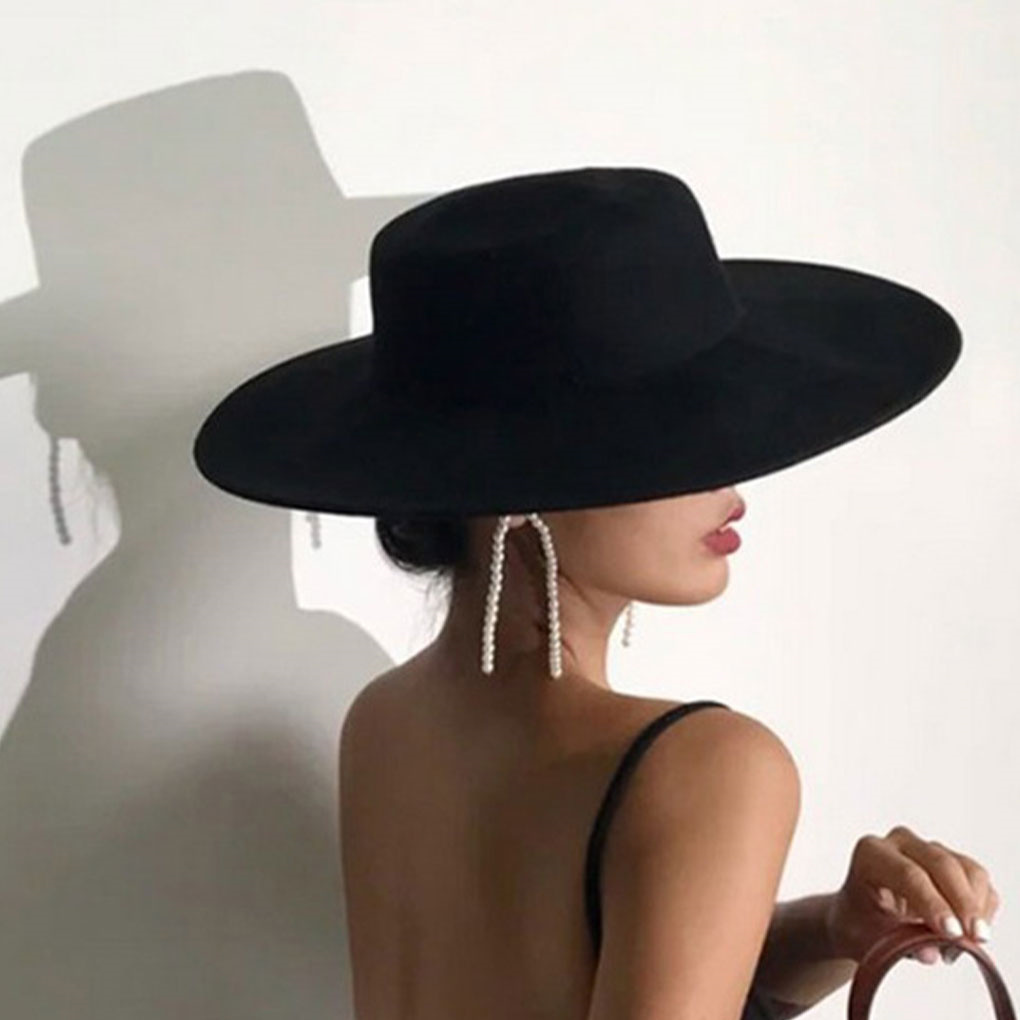 الفرنسية السيدات فيدورا ربطة ا - مراجعة Fedora Hat Wool وسعره