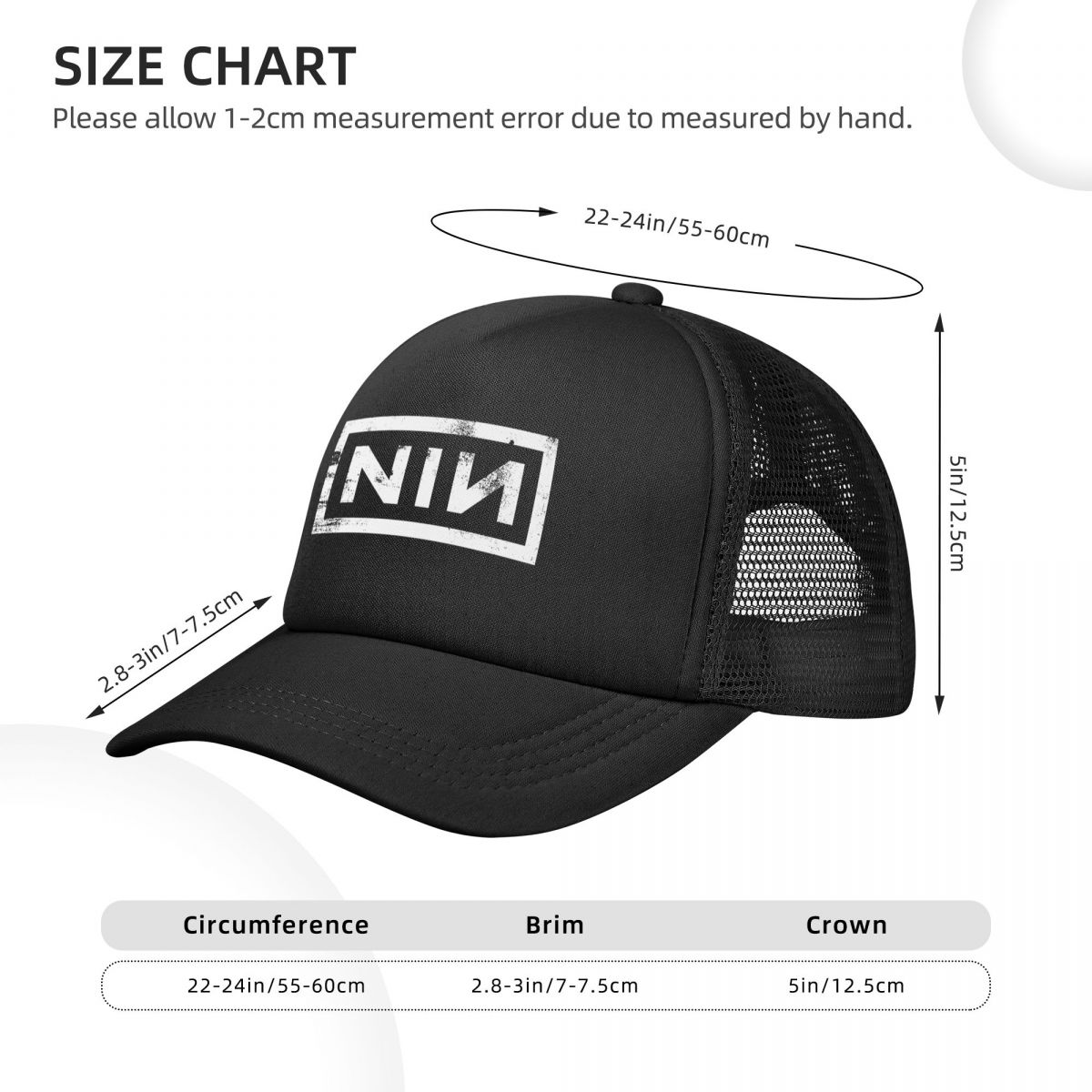 قبعات بيسبول شبكية من NIN للمو - مراجعة Trucker Cap Mesh وسعره